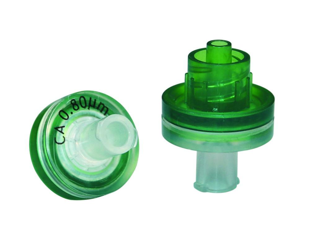 LLG Syringe Filter from CA, 0.80 µm Ø 13 mm, Green, Sterile, Pack of 50