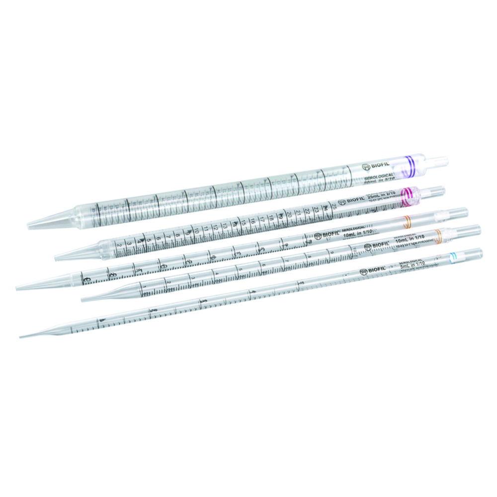 Serological Pipets 50ml graduation 5/10ml, purple, sterile, pack of 10x10