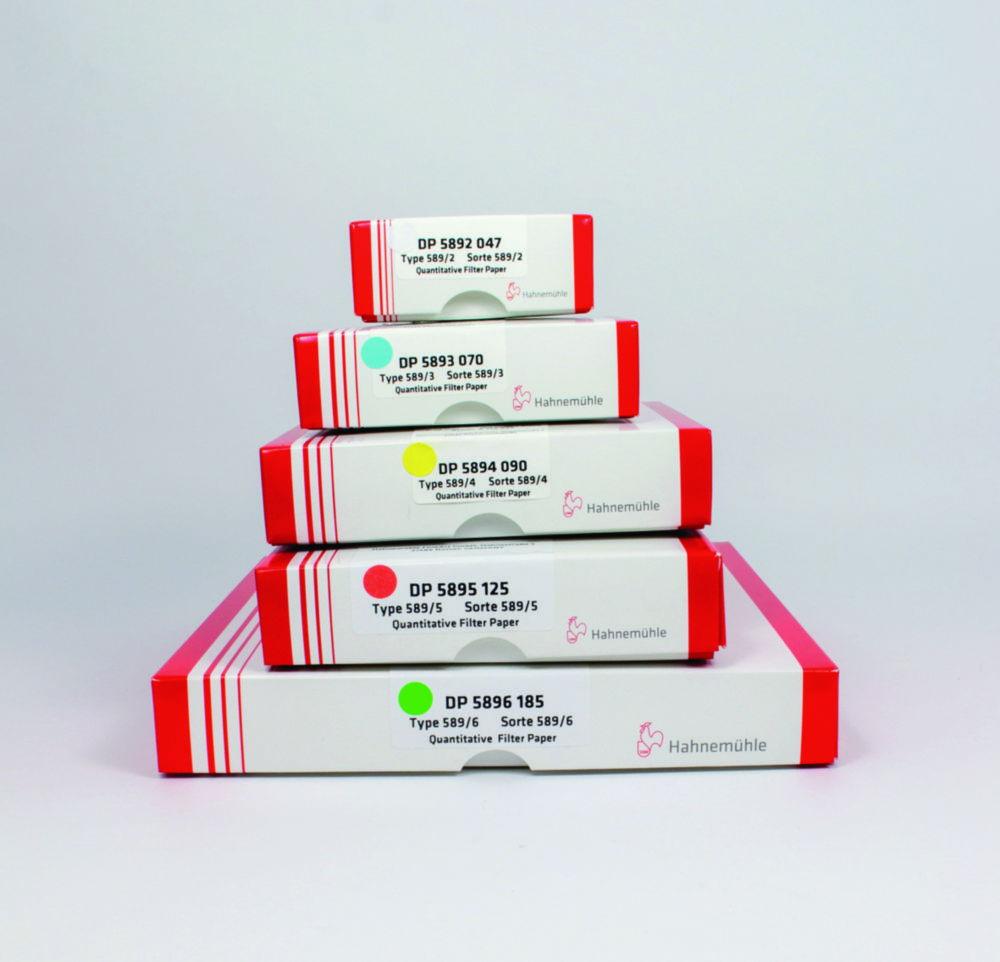 Hahnemühle Filter Circles 589/3, 150 mm Blue Quantitative Filter Paper, 84 g/sqm, Pack of 100