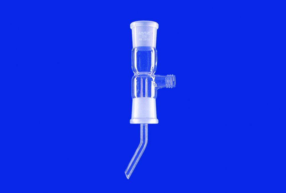 Lenz-Laborglas Adapters for Distilling Receivers to Bredt, Socket Lateral 29/32, Socket Down 29/32
