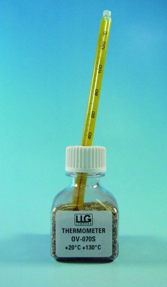 LLG Thermometer Red Spirit Filled +20°C +130:1°C for Ovens
