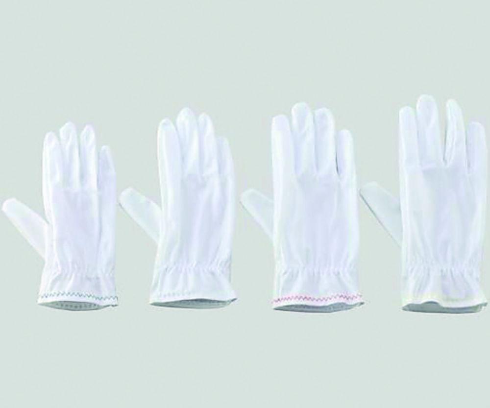 As One ASPURE Gloves, Polyester Dust-Free, Size S, Pack of 12 Pairs

