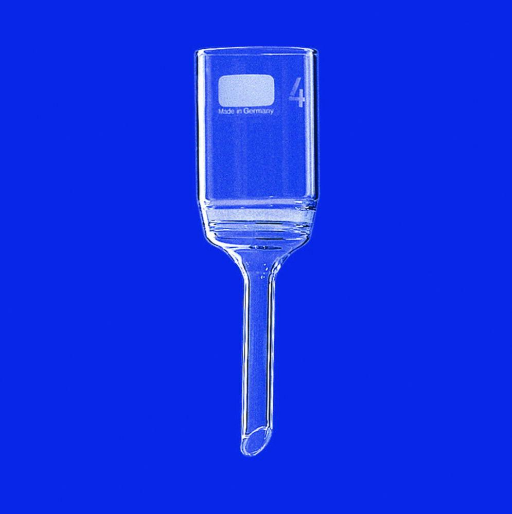 Filter funnel 125 ml, Por.1 filter disc Ø 60 mm, height 140 mm borosilicate glass 3.3
