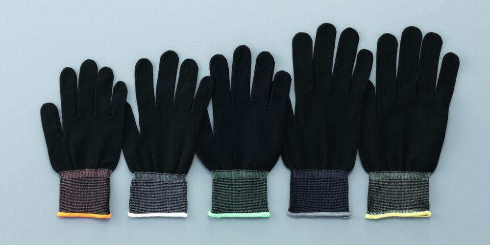 As One ASPURE Inner Gloves, Size XL, Black, Overlock, Nylon, Pack of 10x30 Pairs