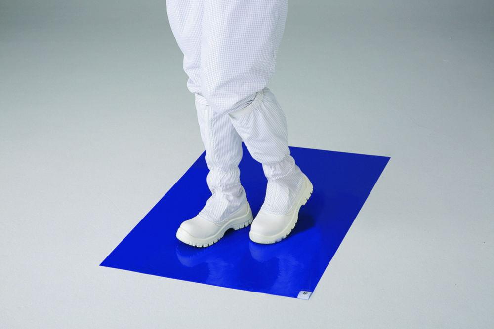 As One ASPURE Antistatic Sticky Mat, Weak Adhesion, 60 Layers, Blue 450 x 900 Pack of 6 pcs