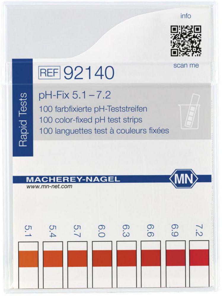 Macherey-Nagel pH-Fix Indicator Strips (pH 5.1-7.2) – Pack of 100