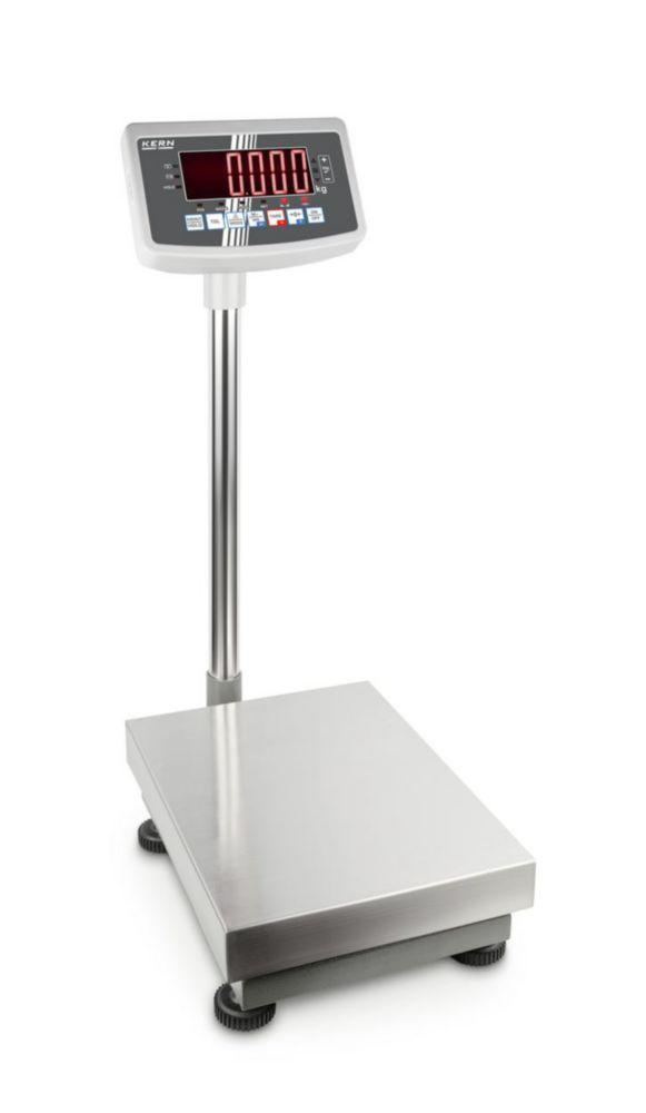 Platform scale EFC 60K-3L with rechargeable battery, bright LED display and stand