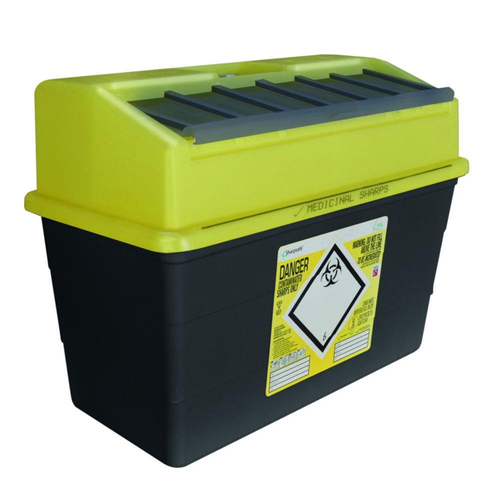 Hospidex Needle Sampling Container Sharpsafe 24.0 L Label UK


