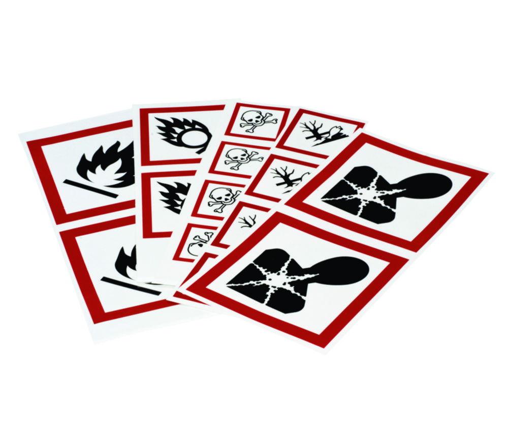 Brady GHS Symbol "Toxic" PIC 1809-100*100-B7541-CRD 100x100 mm, Card, Pack of 4