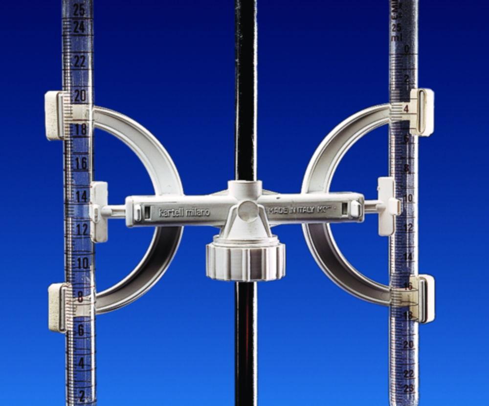 Kartell Burette Clamp for 1 Clamp, PP, for Rods 8-14 mm Diameter