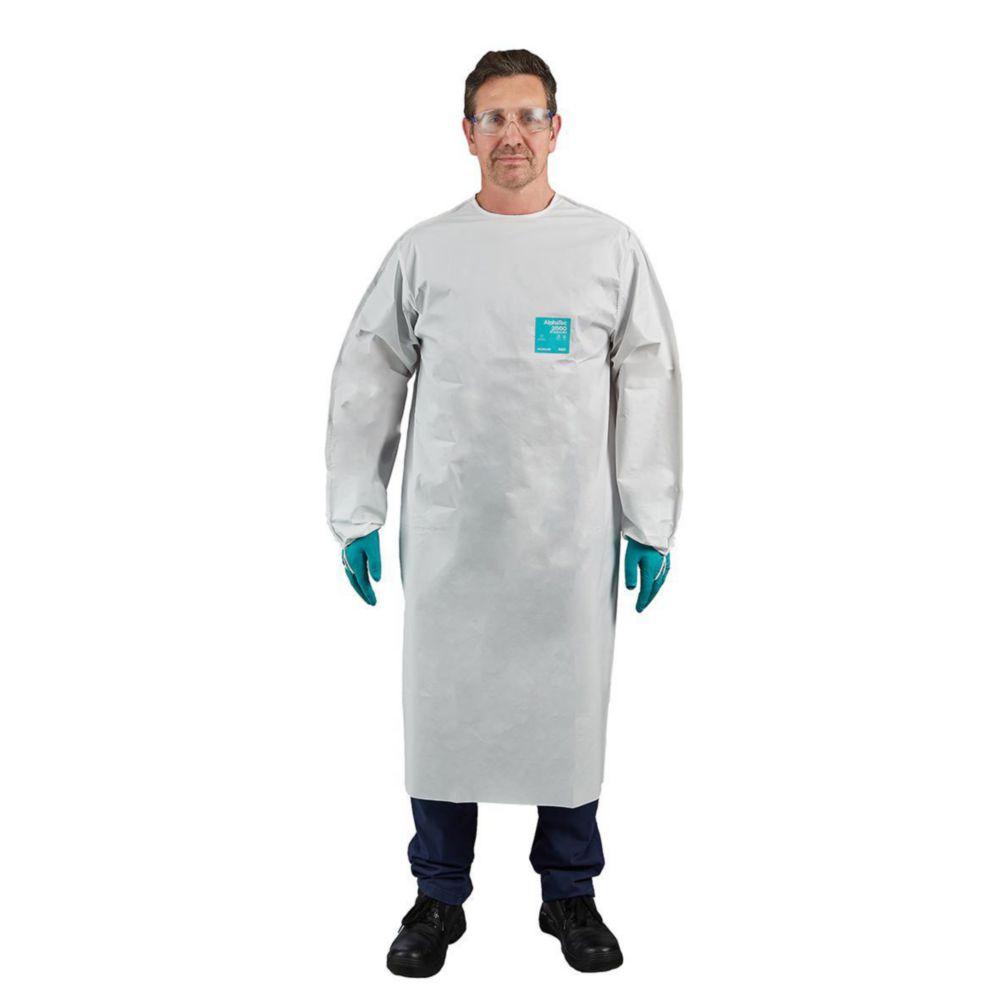 Ansell AlphaTec 2000 Lab Coat Model 214, Size 3XL, Pack of 60

