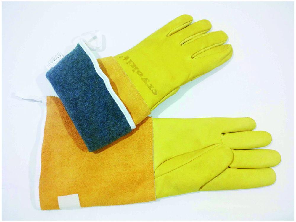 Cry protection glove Cryo-Lite-HP size 8, length 380mm antistatic, temp. -196...+250 degrees