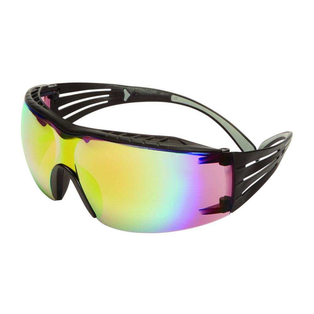 3M™ SecureFit™ 400 Series Safety Glasses SF416XAS-BLK with Orange Mirror Anti-Scratch Lens​