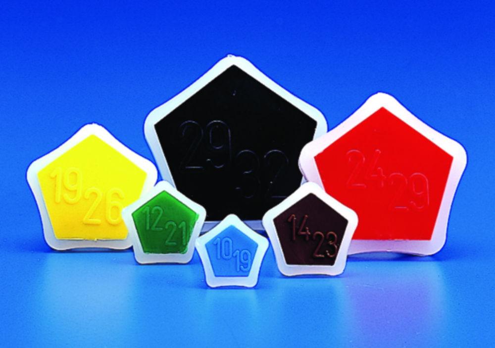 Kartell Conical Stoppers NS 24/29 PE Red Ø 211 mm Pack of 10