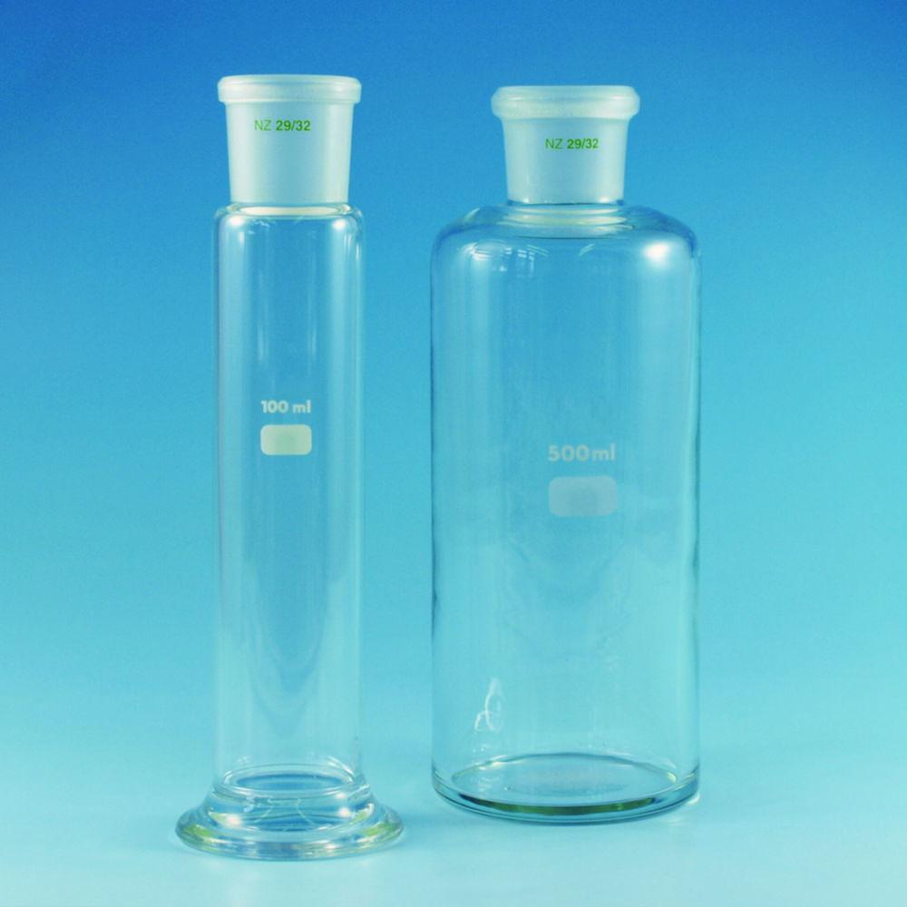Bohemia Cristal Gas-Wash Bottle Base NS 29/32 for 250 ml, Boro 3.3
