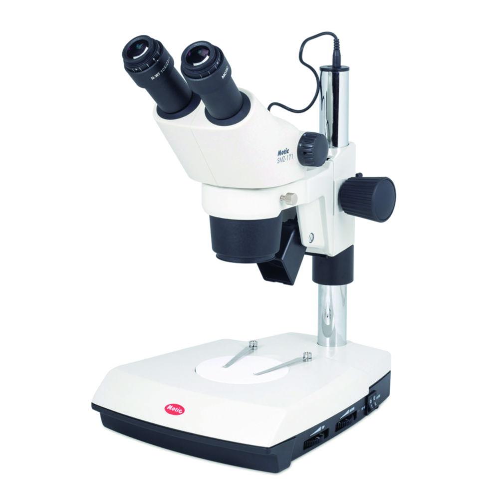 MOTIC Zoom Stereo Microscope SMZ-171-BLED Greenough Type, Binocular Head 45° Inclined