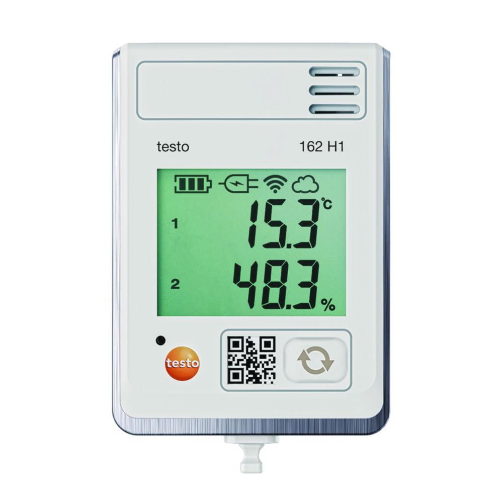 Online Data Logger testo 162 H1 w. display and integrated temperature and humidity sensor
