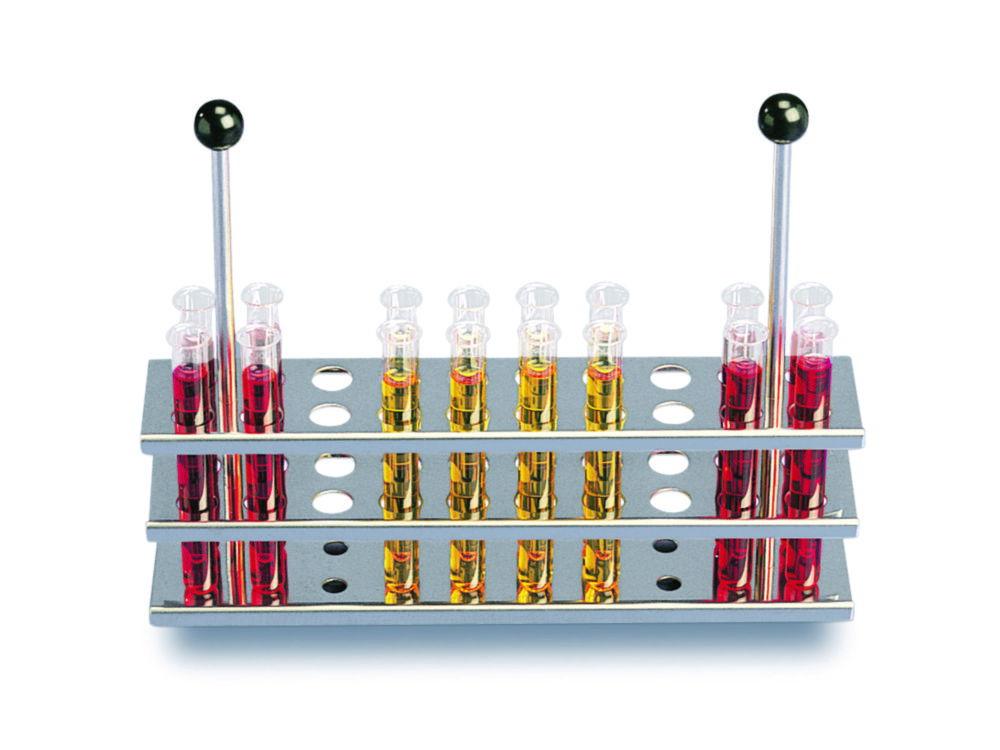 Lauda Test Tube Rack 20 Openings 13 mm Diam. Stainless Steel