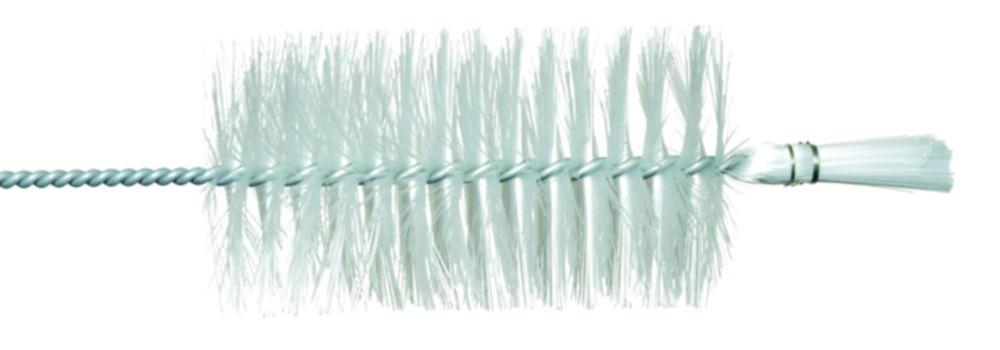 Bottle brushes, nylon, with wire handle, with head bundle, 470 x 120 x 60 mm