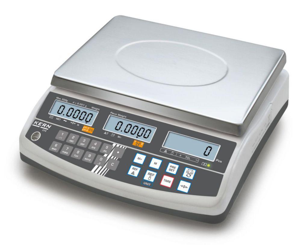 Kern & Sohn Counting Balance CFS 3K-5, Weighing Range Max. 3 kg, Weighing Plate 300 x 225 mm