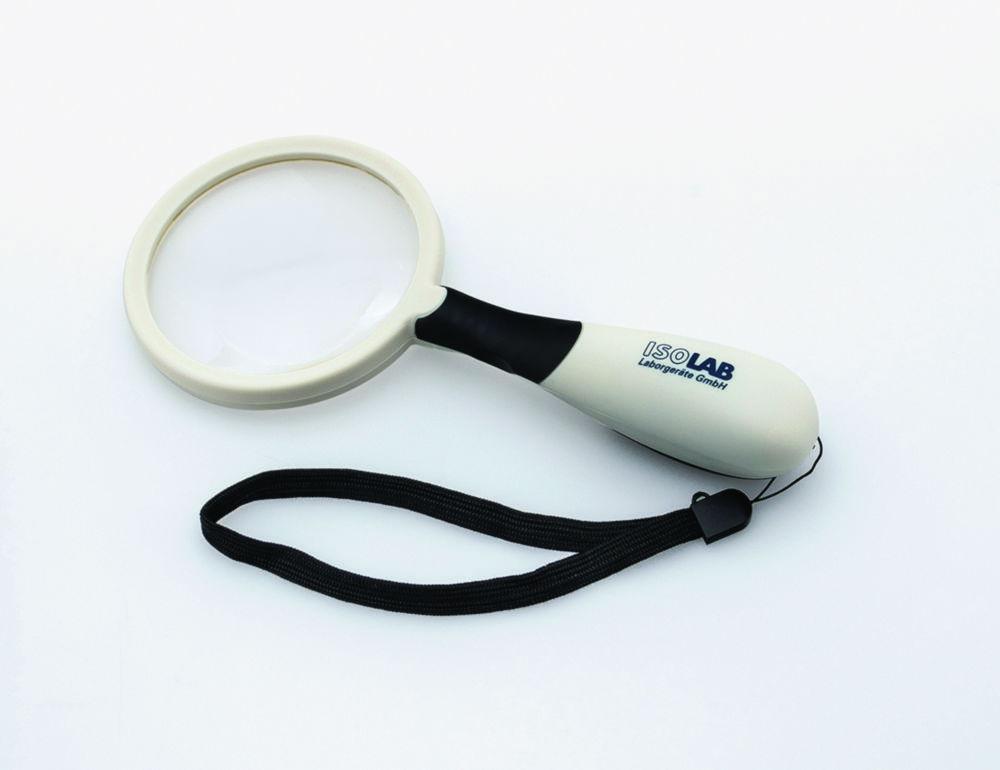ISOLAB Handheld Magnifier with Illumination, 3X/5X Magnification