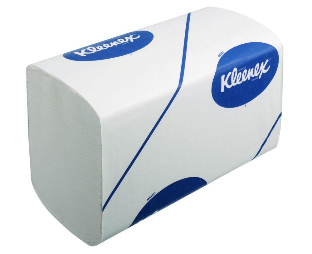 Kimberly-Clark Kleenex Hand Towels, 41.5 x 21.5 cm, Big, White, Interfold, AIRFLEX, Bag of 94 Towels