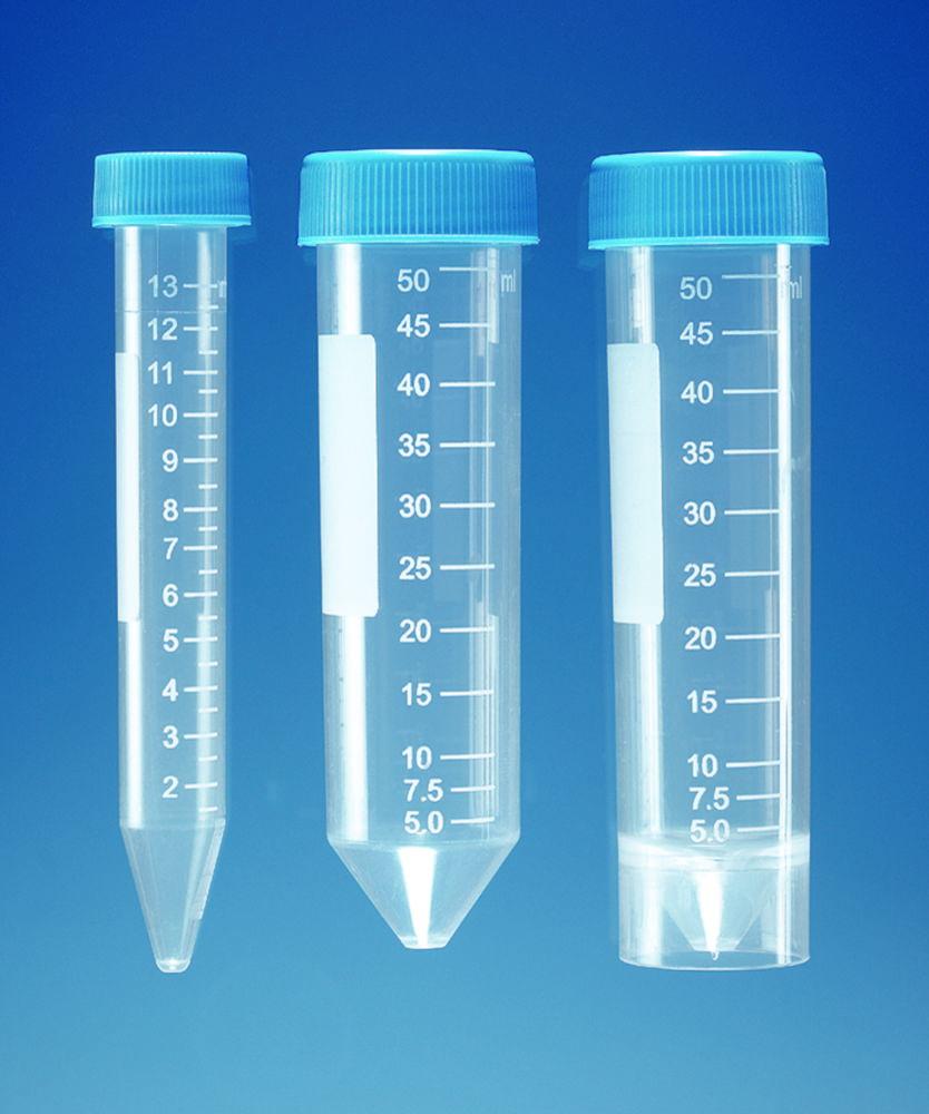 BRAND Centrifuge Tubes 50 mL PP Graduated with Screw Cap Self-Standing Non-Sterile (Pack of 50)