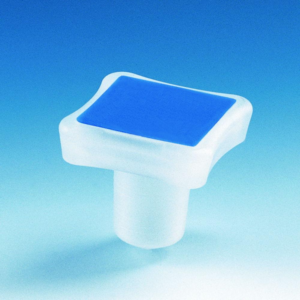 BRAND Cone Cut Stoppers NS 19/26 Square Internal Concave PP with Seal Rings

