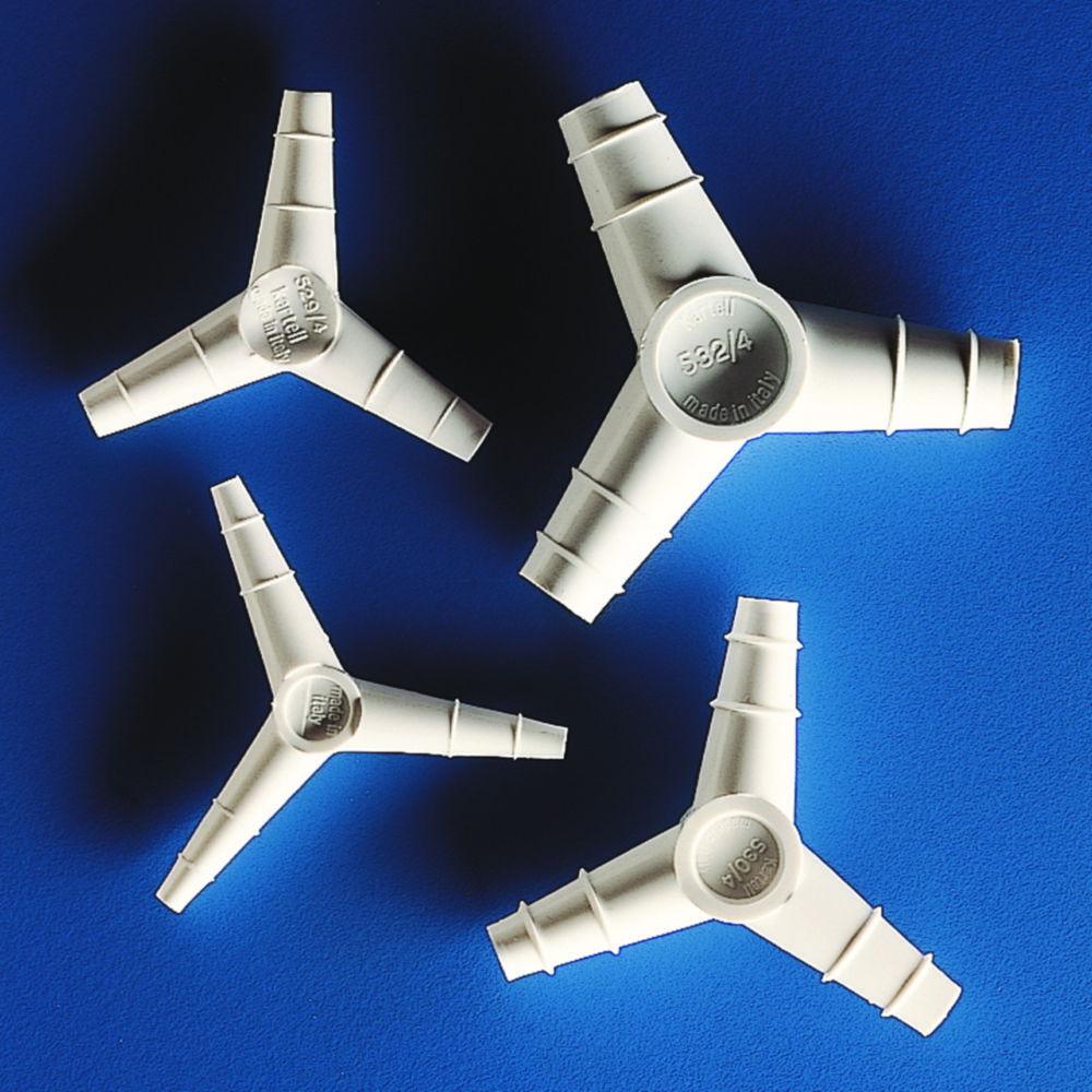 Kartell 120° Tube Connector Y 10-12 mm PP White