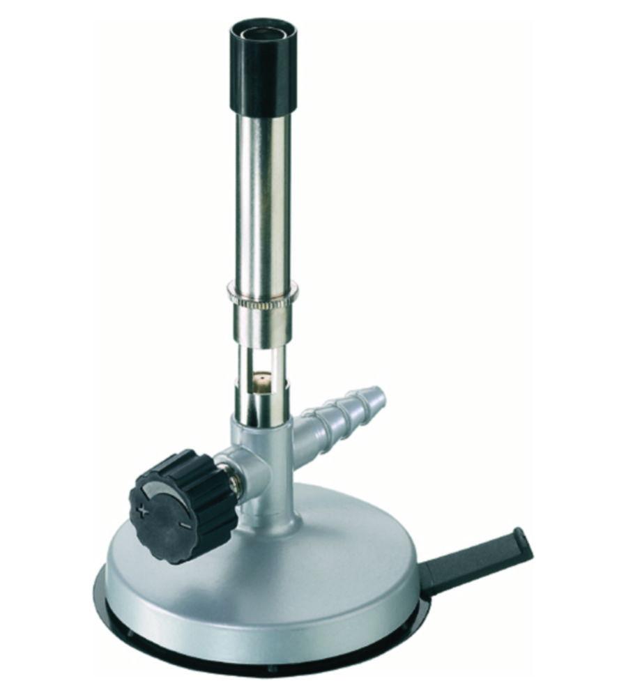 Carl Friedrich Usbeck Bunsen Burner for Natural Gas with Air Regulation and Needle Valve (DIN DVGW Reg. Nr. NG 2211AN0134)