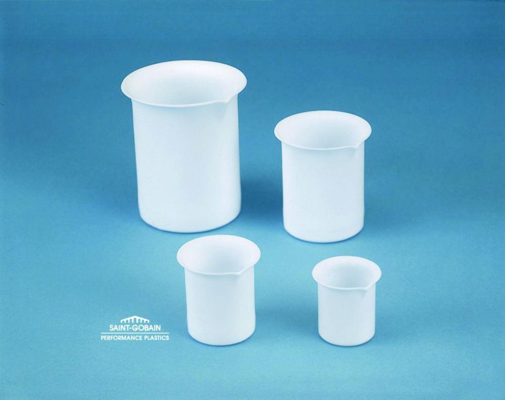 Saint-Gobain Beaker Chemware 400ml PTFE, Dia. 76.0mm, H 107.0mm