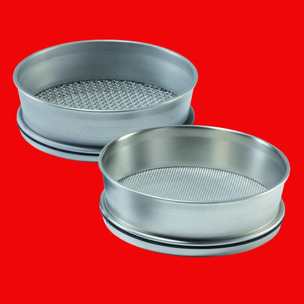 Fritsch Test Sieve, 200 x 50 mm, Mesh Size 2 mm, Stainless Steel, ISO 3310-1
