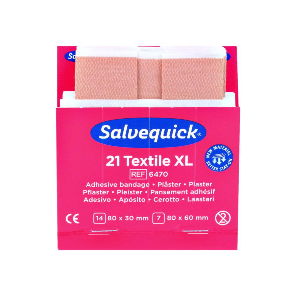 W.Söhngen Salvequick Plaster Elastic, 14x8.5 cm / 7x8.5 cm Refill 6470, Pack of 21

