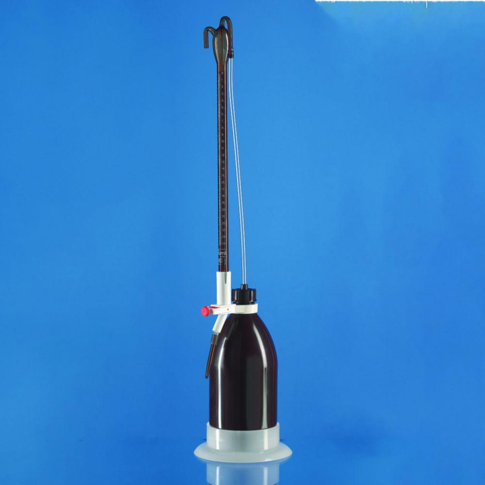 BRAND Titrating Apparatus ACCTO Schilling Silberbrand Schellbach Stripes 25mL:0.1mL Amber Glass

