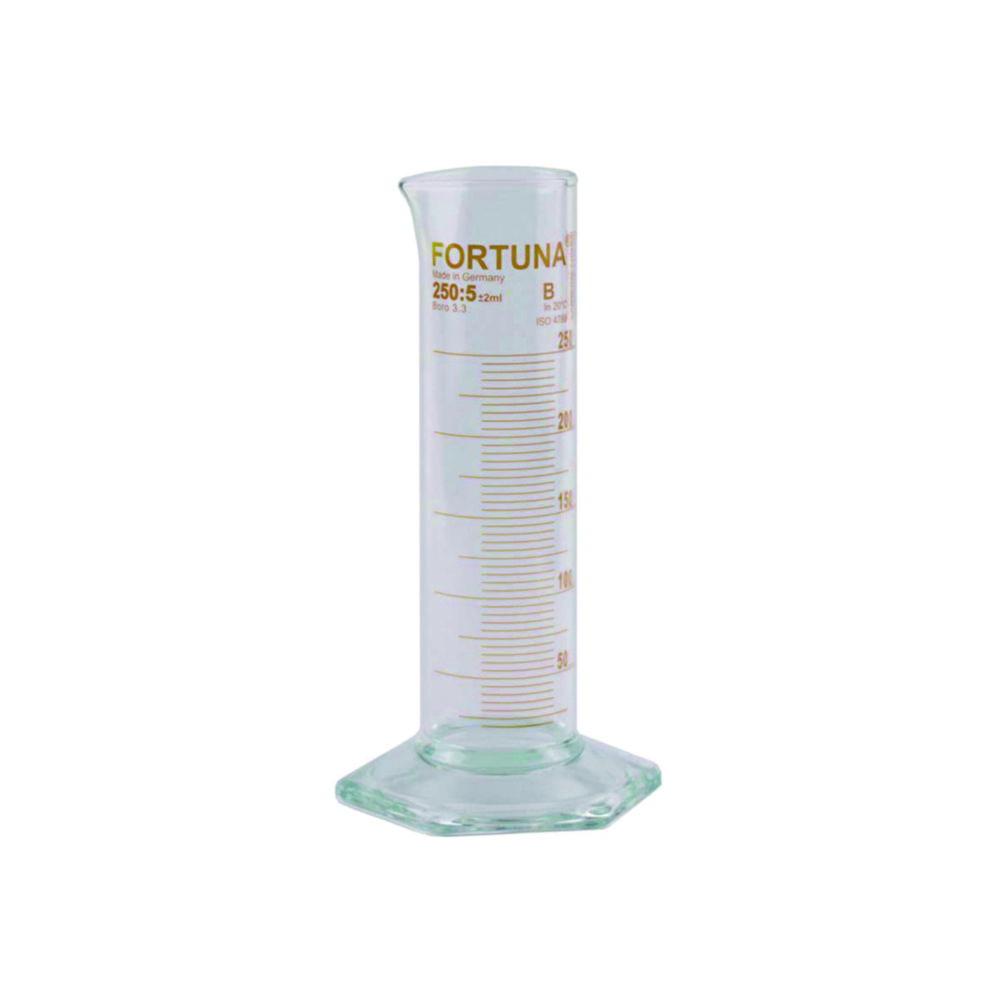 Measuring cylinder 100:2 ml small form, class B, boro'glass,