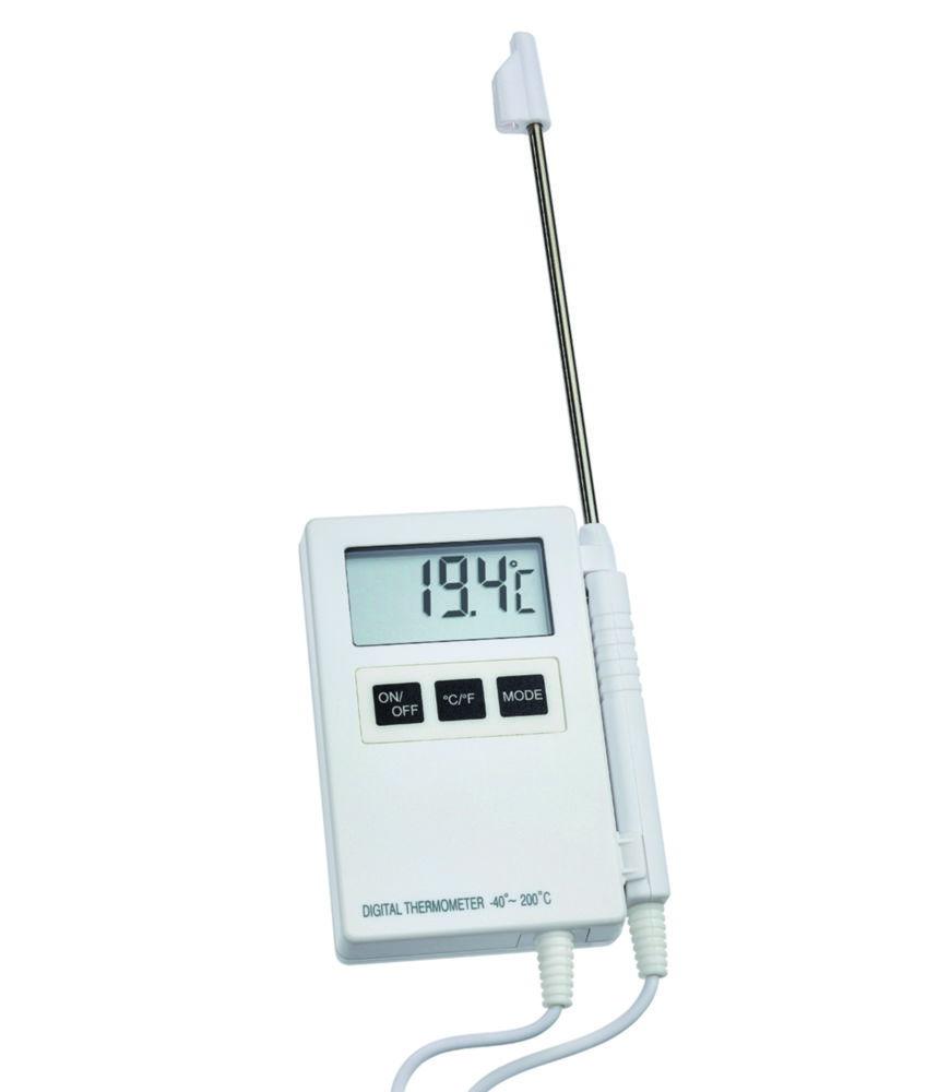 TFA Dostmann Insertion Thermometer P200 Waterproof -40°C to 200°C including Insertion Sensor with approx. 60 cm Cable