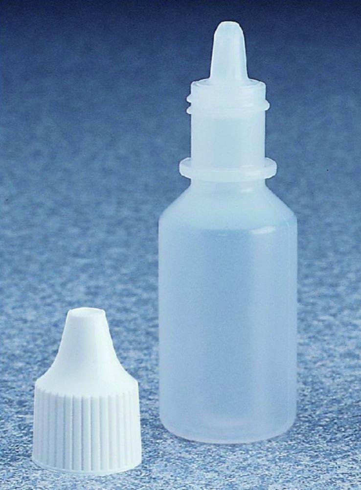 Thermo Nalgene LDPE Natural Dropper Bottle with 15-415 Neck and White Closure
