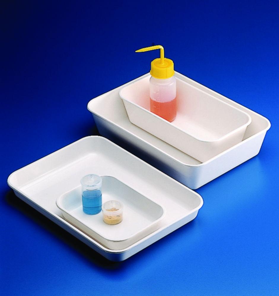 Kartell Tray Suitable for Foodstuffs and General Laboratory Use ABS White 252 x 353 x 21 mm
