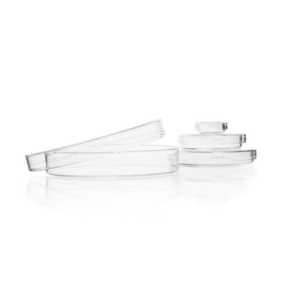 DWK Duran Petri Dishes 30 x 180 mm, Soda Lime Glass Steriplan