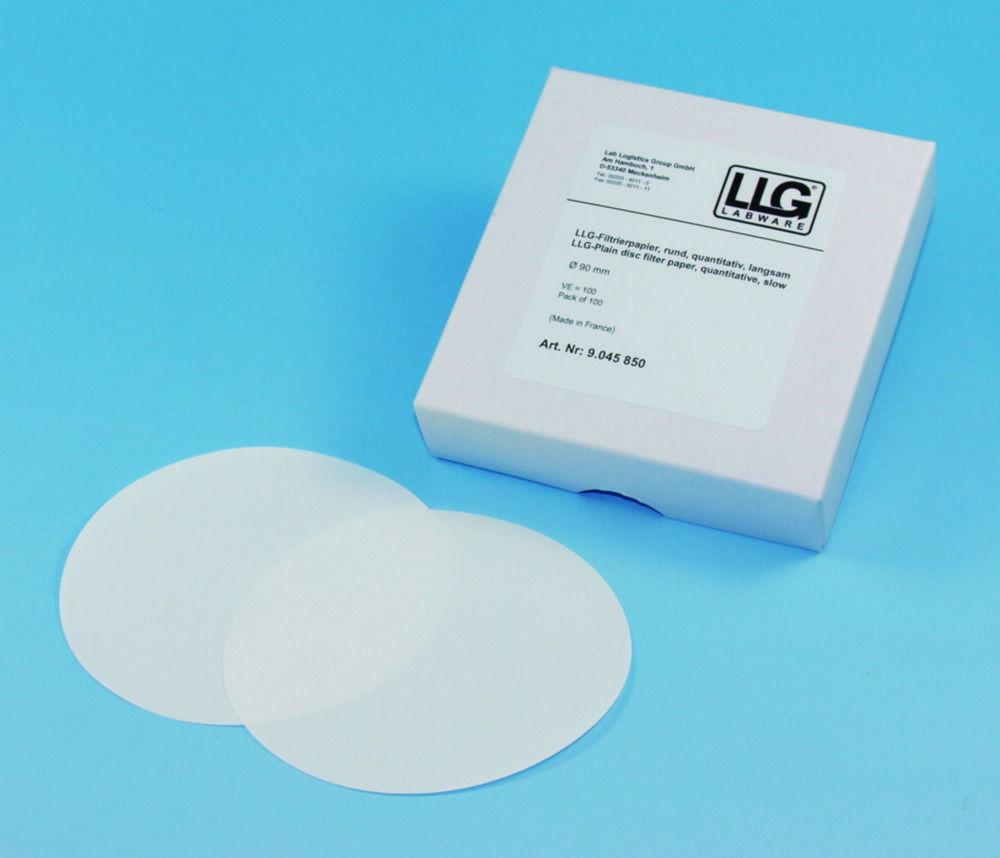 LLG Filter Circles 110 mm, Quantitative, Medium Fast, Pack of 100