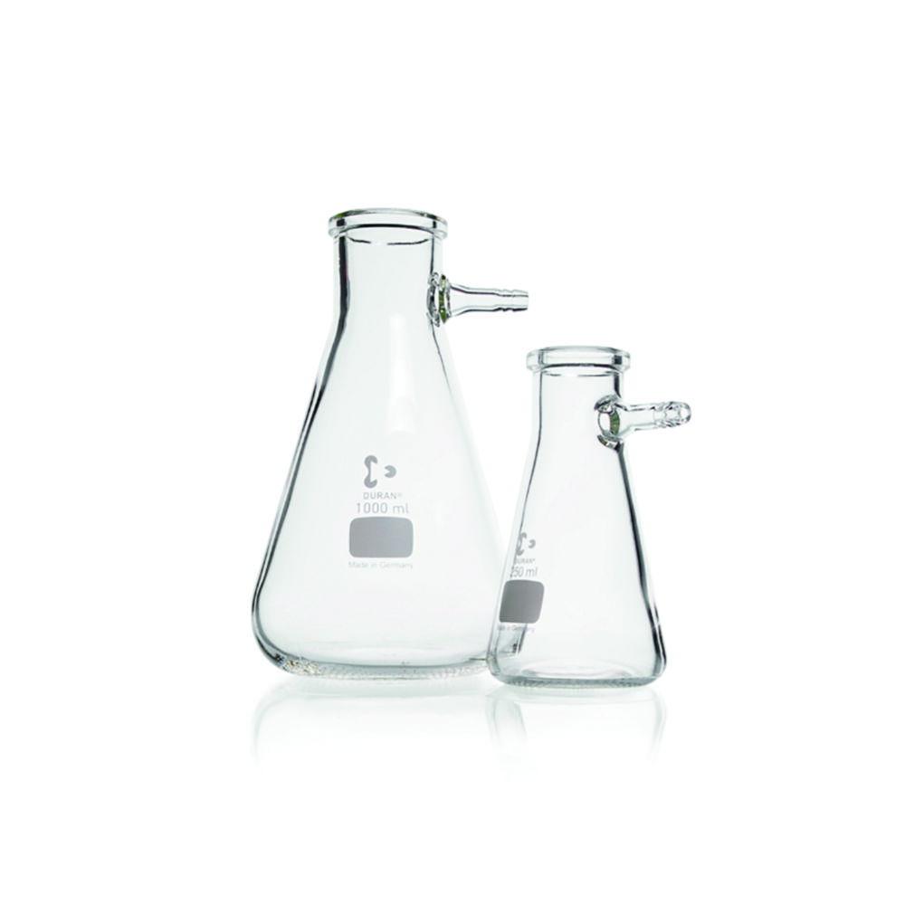 DWK Duran Filter Flask 2 L, Erlenmeyer Shape