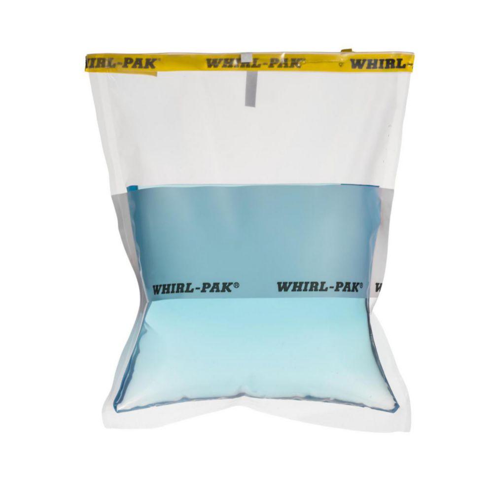 Whirl-PakÂ®-sample bags 150x230 mm with writing area, PE, sterile, volume 710 ml, pack of 500