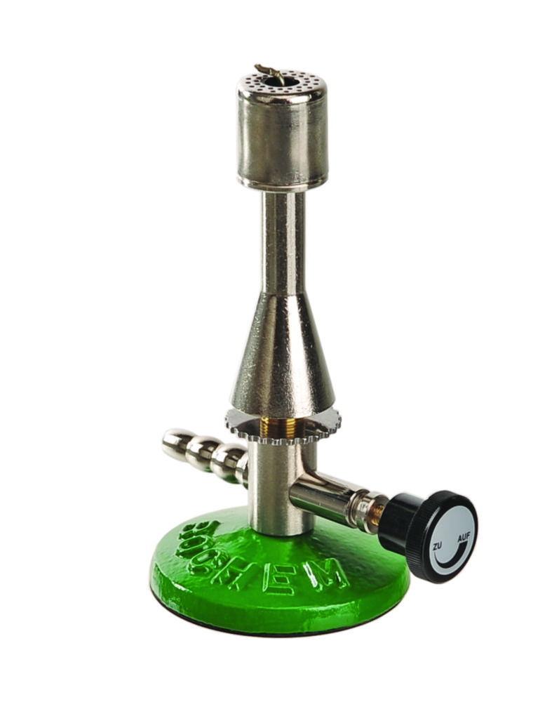 BOCHEM Teclu Burner Propane with Needle Valve DIN 30665, Air Regulation, Pilot Flame, Max. 1300°C, 2.36 kW