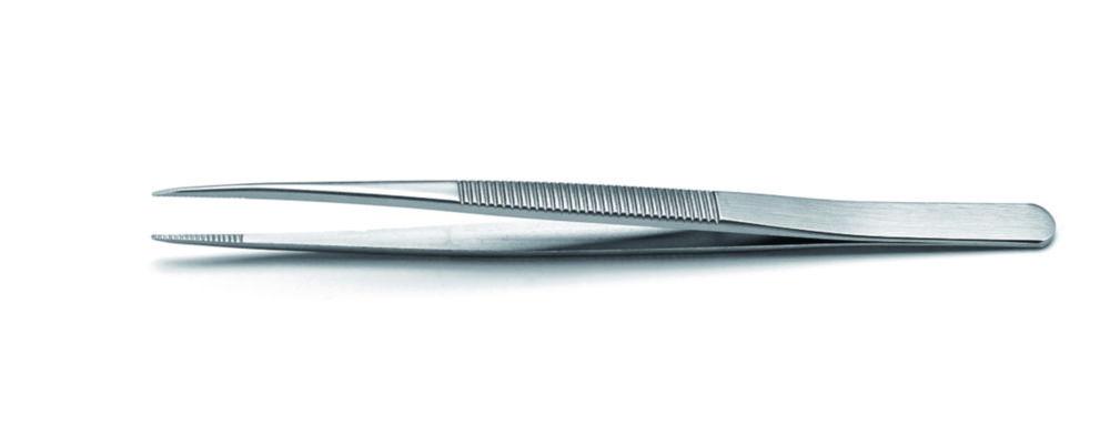 Ideal-tek Tweezers 110 mm, Stainless Steel Type 120A.SA, Tips: Straight, Fine, Strong