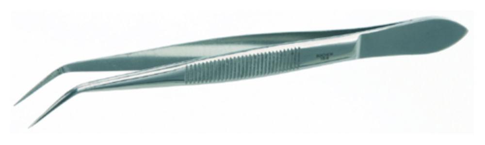 BOCHEM Forceps 130mm Sharp/Bent, Stainless Steel