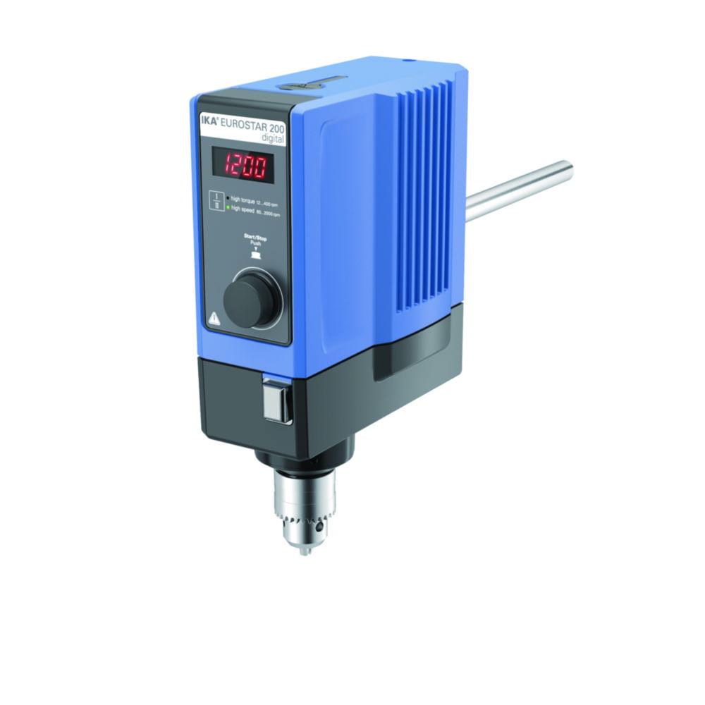 IKA Overhead Stirrer EUROSTAR 200 Digital S 2 0/6 -2.000 min-1, without Accessories with UK Plug