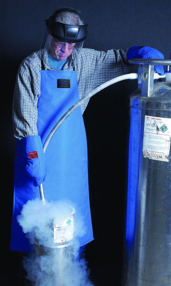 Cryo.Expert Cryo Protection Set – Gloves 400mm L, Face Shield, Apron, and Two Safety Labels
