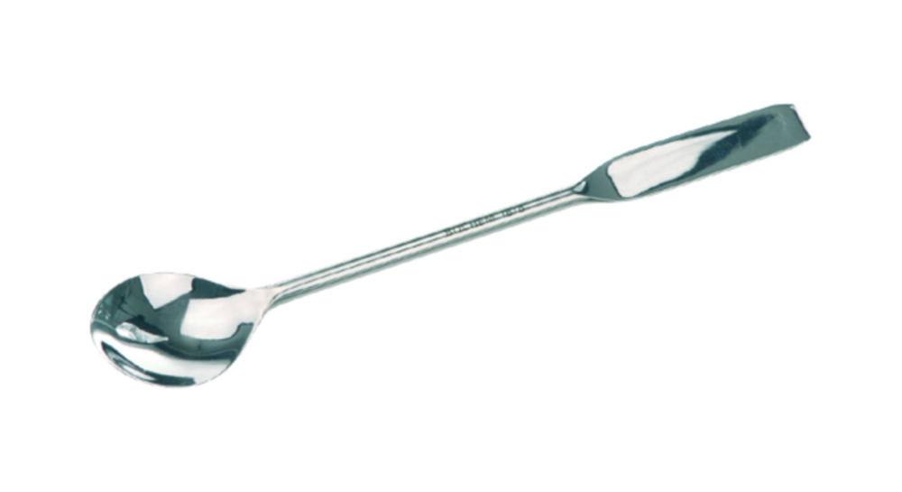 BOCHEM Spatula with Spoon, 150x10 mm, 18/10 Steel, Antimagnetic