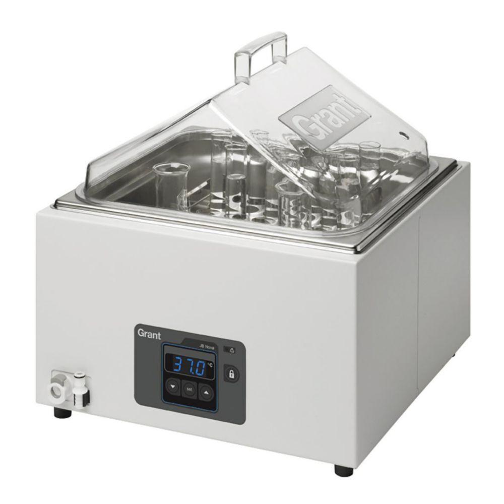 Grant Instruments JB Nova General Purpose Water Bath JBN12, Digital, 12 L, AMB5, 20°C to 95°C, Includes Clear Lid and Base Tray