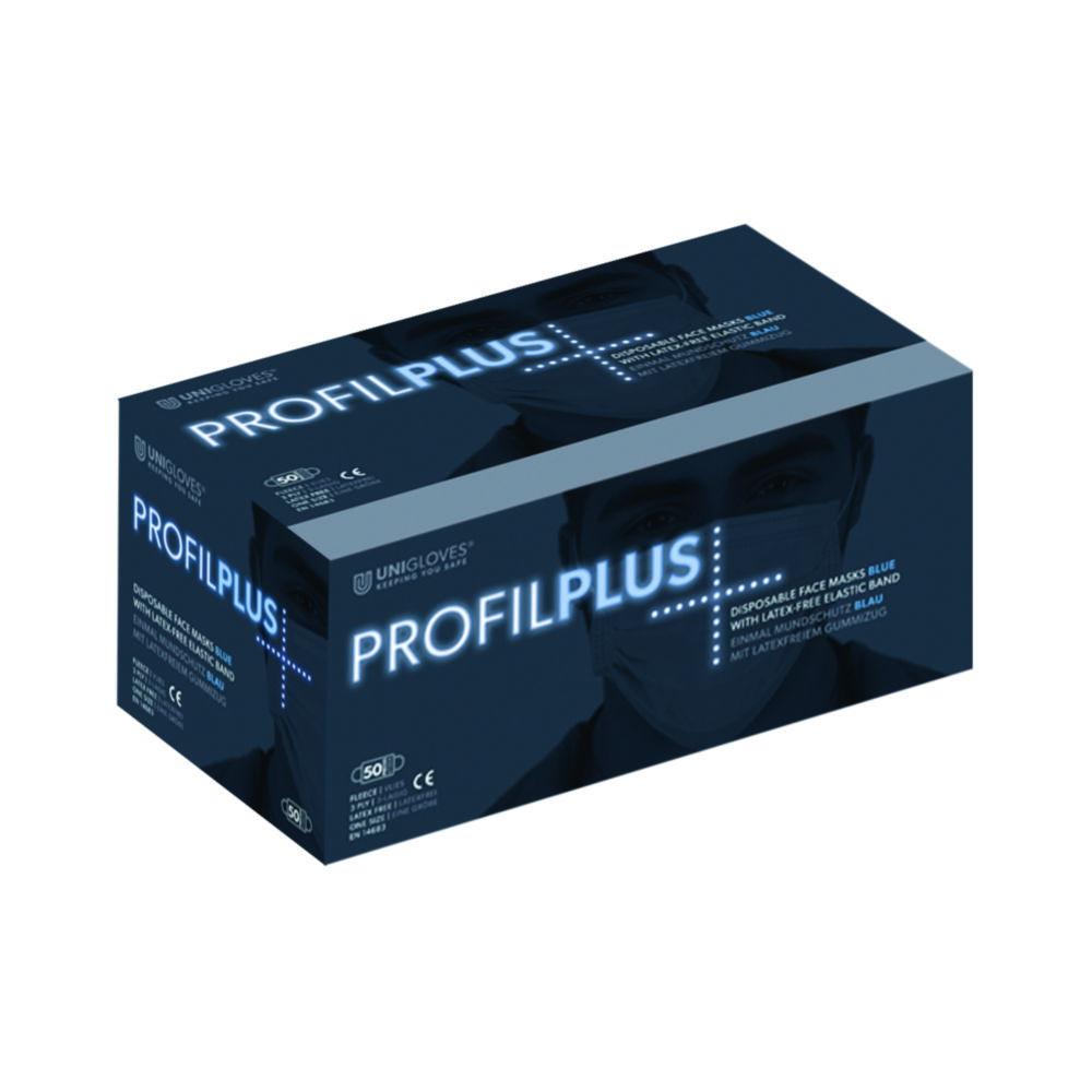 Unigloves OP-Mouthguard Profile Plus Blue Fleece, Ear Loop Round, Pack of 10 x 50